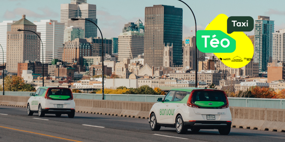 Téo Taxi | Taxi services in the Great Montreal | Electric taxi